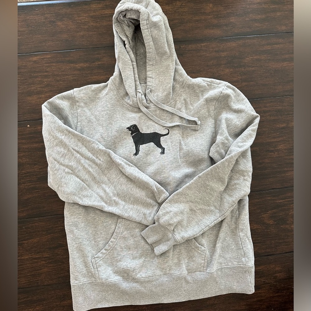 The Black Dog Heather Gray Hoodie - Picture 2 of 5